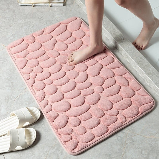 🔥 Cobblestone Embossed Bathroom Bath Mat🛀