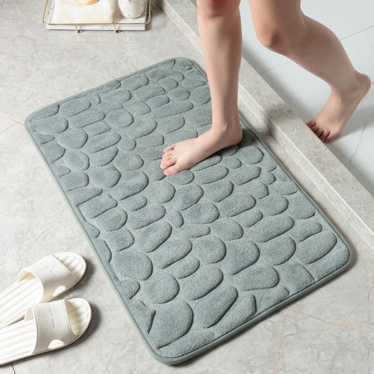 🔥 Cobblestone Embossed Bathroom Bath Mat🛀
